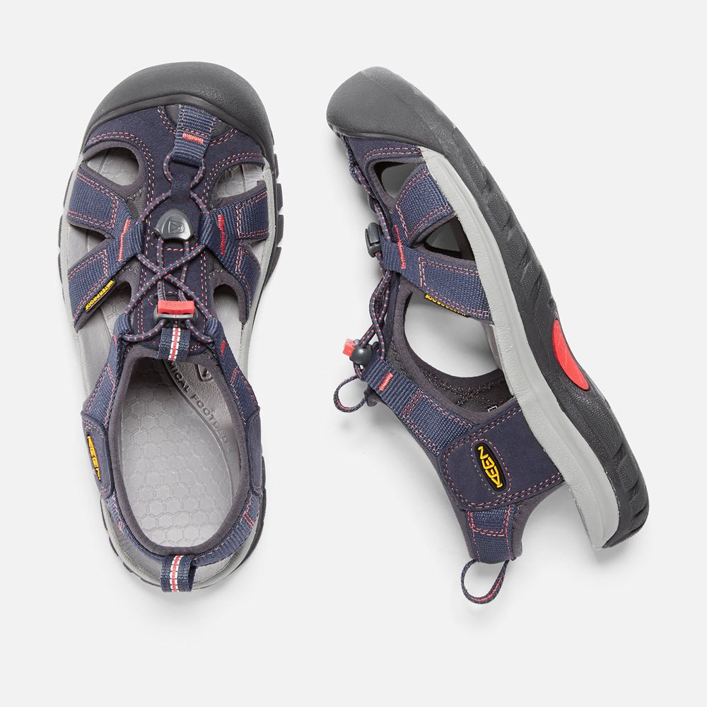 Keen Sandalet Kadın Lacivert/Mercan - Venice H2 - Türkiye UYLK38241